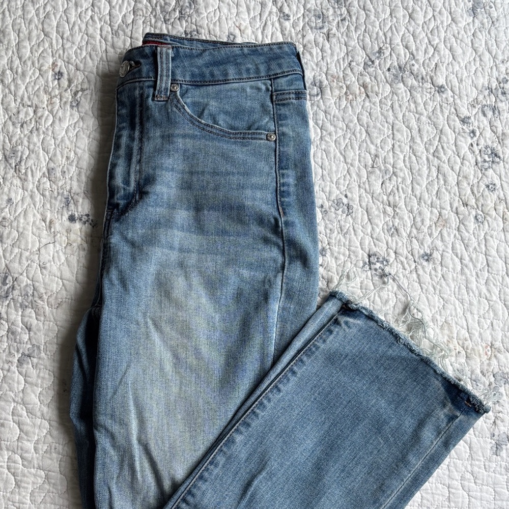 Guess Light Blue Distressed Jeans